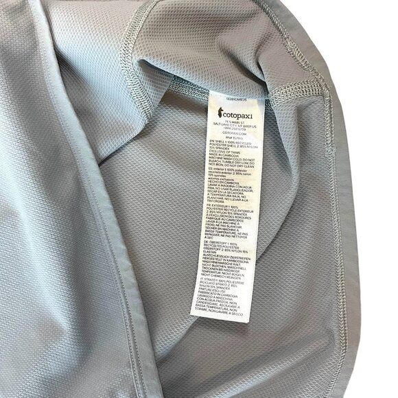 Cotopaxi Sombra Sun Hoodie Top Smoke Gray Womens Large UPF 50+ Lightweight - Picture 8 of 13